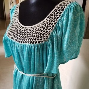 Silk beach cover up L